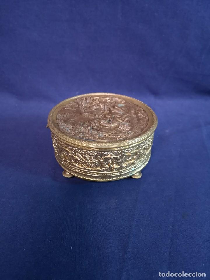 Antig&uuml;edades: CAJA FRANCESA EN BRONCE DORADO - Foto 6