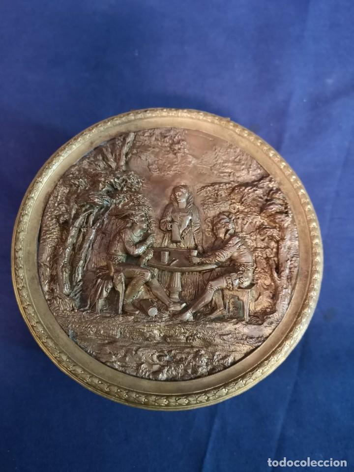 Antig&uuml;edades: CAJA FRANCESA EN BRONCE DORADO - Foto 7
