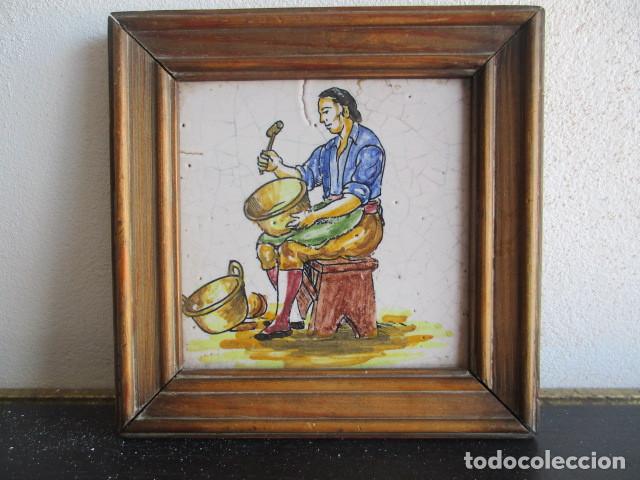 Antig&uuml;edades: Azulejo antiguo de oficio - Foto 1