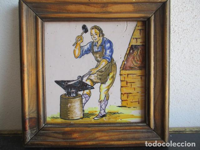 Antig&uuml;edades: Azulejo antiguo de oficio - Foto 1