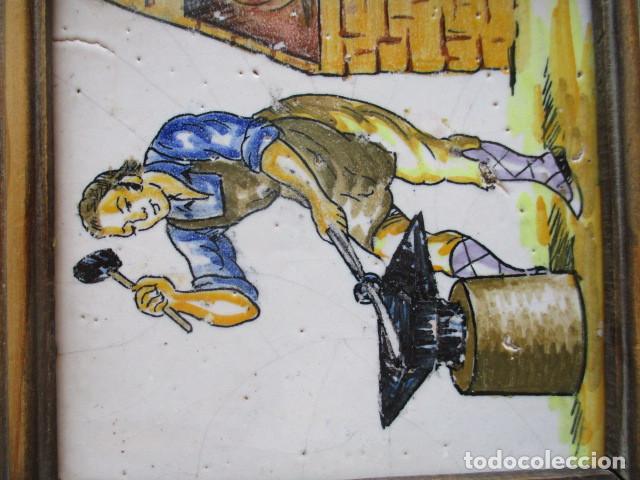 Antig&uuml;edades: Azulejo antiguo de oficio - Foto 2