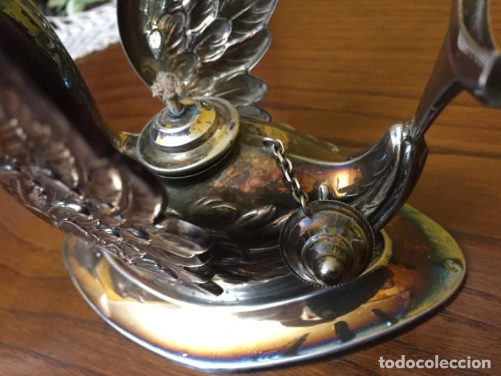 Antig&uuml;edades: Copa con figura mechero - Foto 3