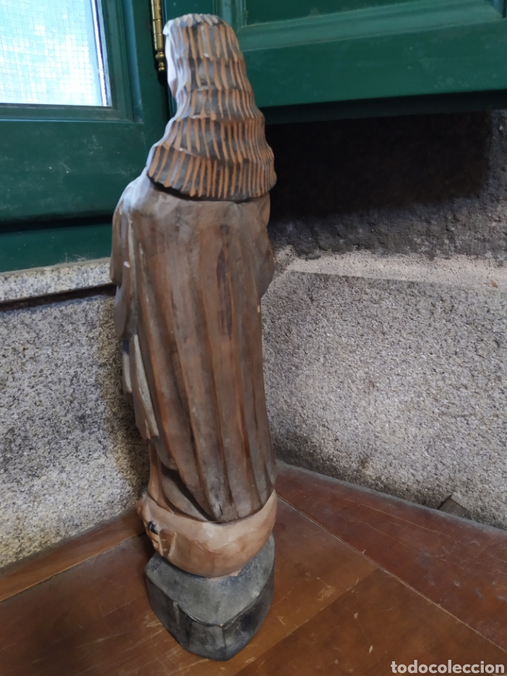 Antig&uuml;edades: Figura madera virgen inmaculada - Foto 2