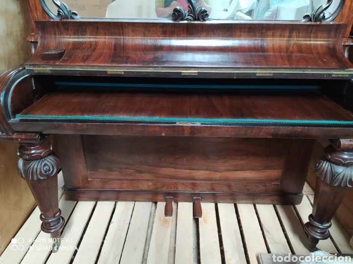 Antig&uuml;edades: ESCRITORIO PIANO PALISANDRO - Foto 3