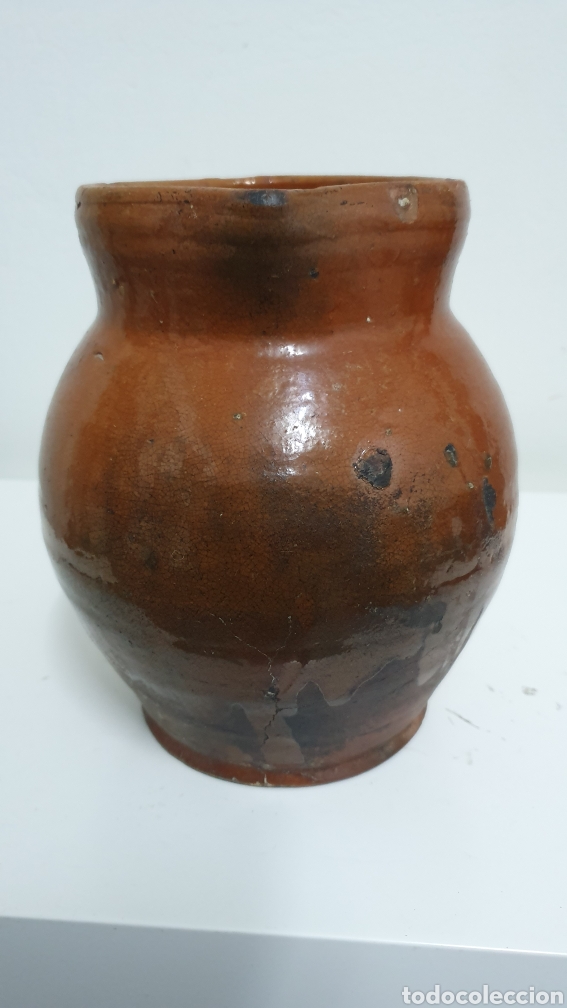 Antig&uuml;edades: Antiguo puchero vidriado. - Foto 4