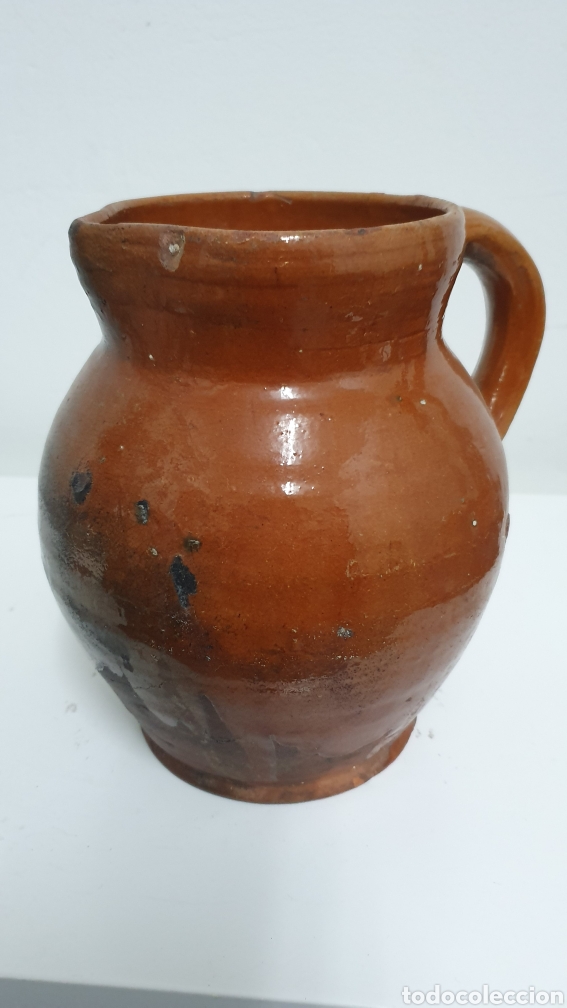 Antig&uuml;edades: Antiguo puchero vidriado. - Foto 1