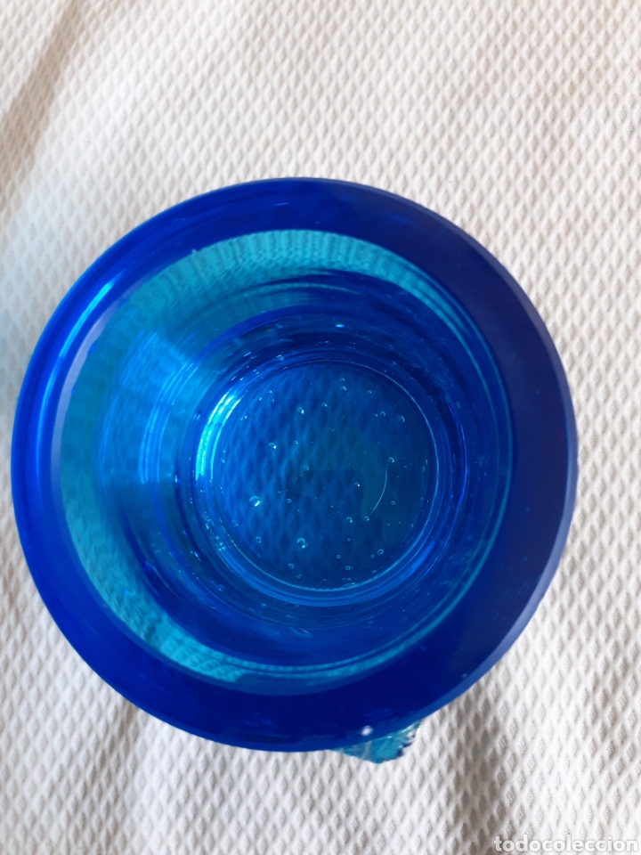 Antig&uuml;edades: Bonito vaso cristal macizo de Murano - Foto 3
