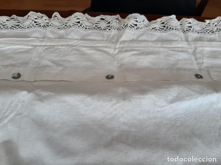 Antig&uuml;edades: CUADRANTE GRANDE DE ALMOHADA CON ENCAJE. - Foto 7