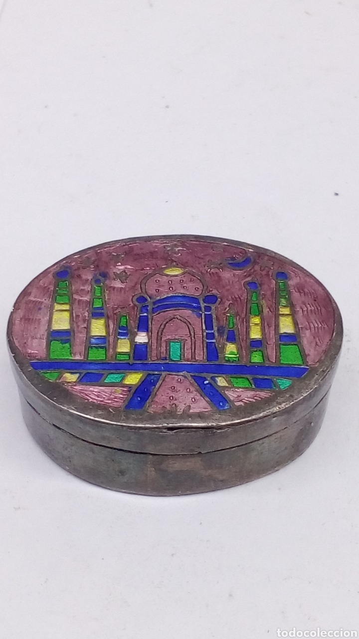 Antig&uuml;edades: Pastillero de plata y esmaltes - Foto 1