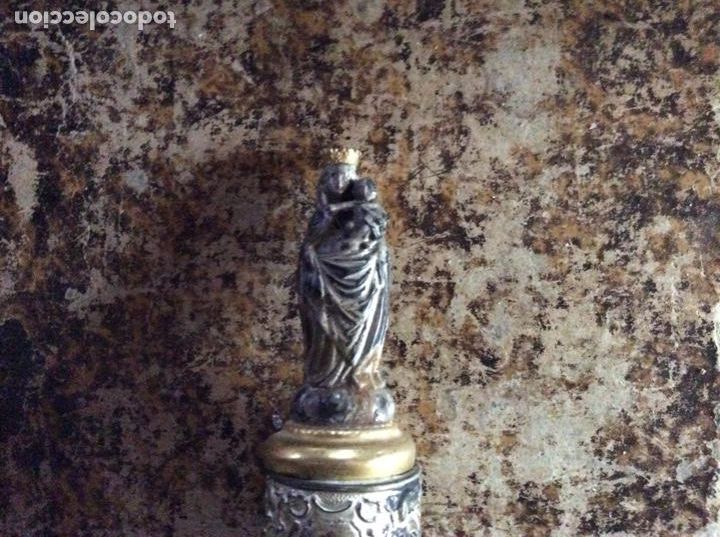 Antig&uuml;edades: Virgen del Pilar antigua 17cm - Foto 2