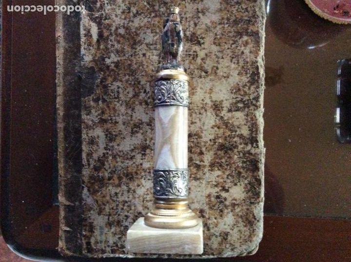 Antig&uuml;edades: Virgen del Pilar antigua 17cm - Foto 5