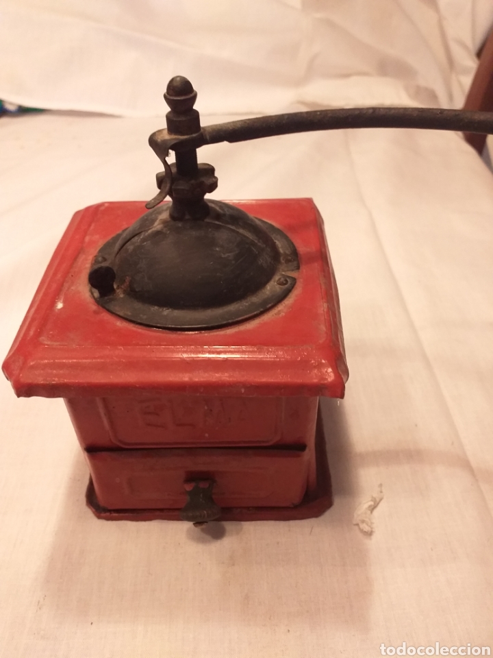 Antig&uuml;edades: Molinillo de caf&eacute; granate Elma - Foto 1