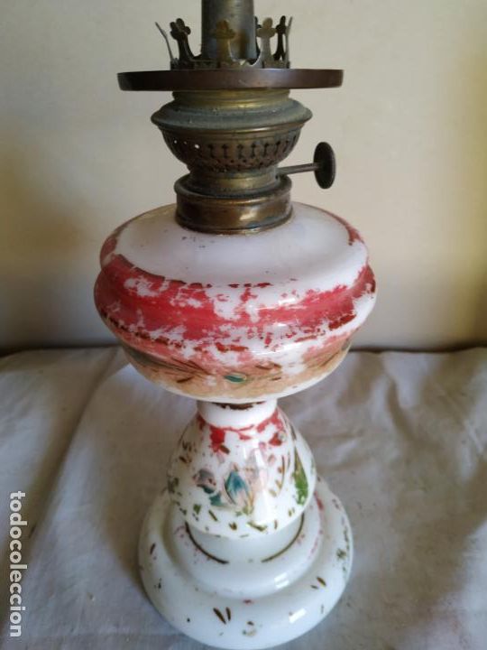 Antig&uuml;edades: Quinque opalina pintada - Foto 2