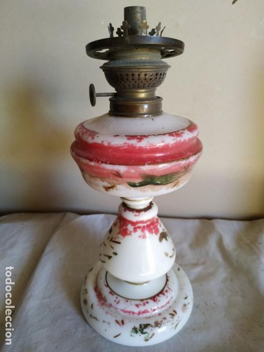 Antig&uuml;edades: Quinque opalina pintada - Foto 1