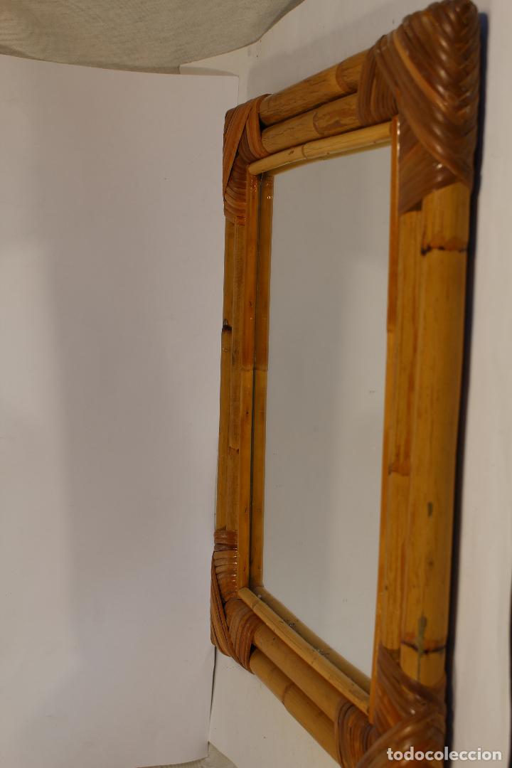 Antig&uuml;edades: espejo de bamb&uacute; - Foto 5