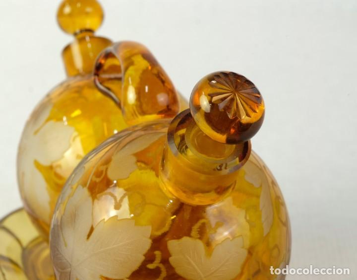 Antig&uuml;edades: Vinajeras en cristal tallado - Foto 5