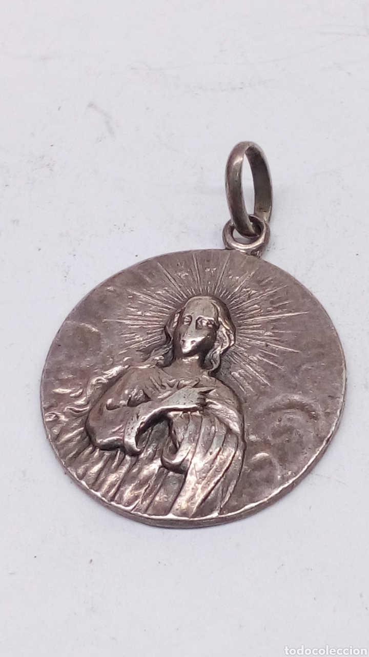 Antig&uuml;edades: Medalla Religiosa de plata - Foto 1
