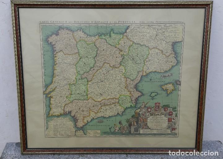 Antiques: Facs&iacute;mil Del mapa general de los reinos de Espa&ntilde;a y Portugal