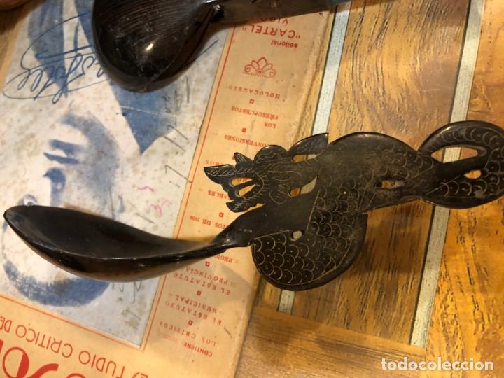 Antig&uuml;edades: cucharas chinas antiguas - Foto 3