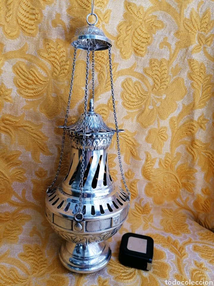 Antig&uuml;edades: BOTAFUMEIRO PLATEADO - Foto 1