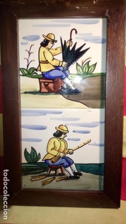 Antig&uuml;edades: AZULEJOS OFICIOS . - Foto 2