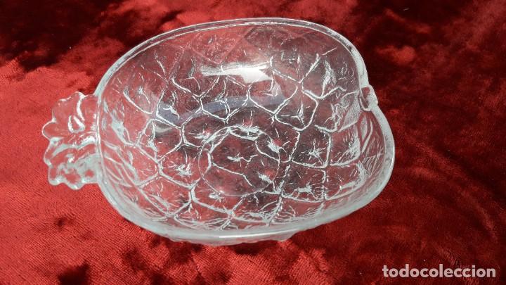 Antig&uuml;edades: Cuenco forma de pi&ntilde;a cristal - Foto 3
