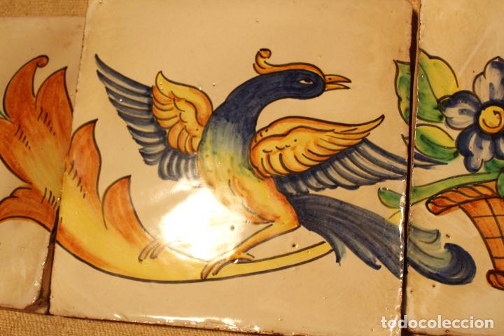 Antig&uuml;edades: Escalon de azulejos de manises - Foto 3