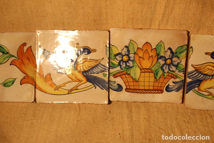 Antig&uuml;edades: Escalon de azulejos de manises - Foto 12