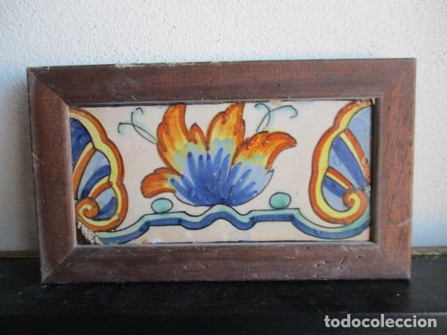 Antig&uuml;edades: Azulejo Valenciano siglo XVIII - Foto 1