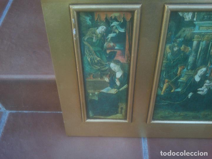 Antig&uuml;edades: TRIPTICO MOTIVO RELIGIOSA - Foto 5