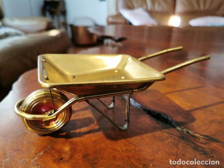 Antig&uuml;edades: ORIGINAL CARRO DE OBRAS EN BRONCE - Foto 1