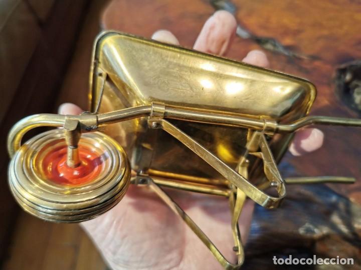 Antig&uuml;edades: ORIGINAL CARRO DE OBRAS EN BRONCE - Foto 5