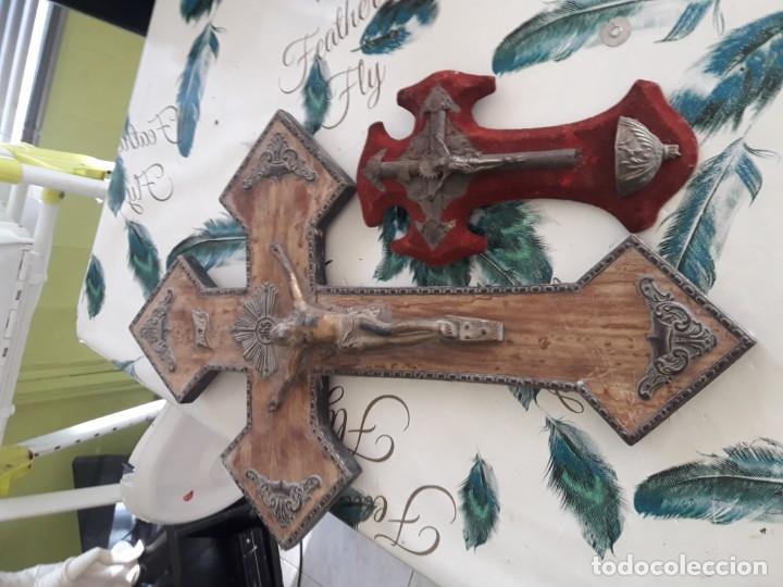 Antig&uuml;edades: 2 ANTIGUOS CRUCIFIJOS - Foto 1