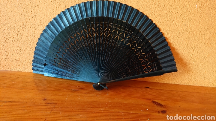 Antig&uuml;edades: Abanico de luto finales del XIX - Foto 13