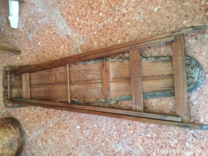 Antig&uuml;edades: ANTIGUA TABLA DE PLANCHAR DE MADERA - Foto 16