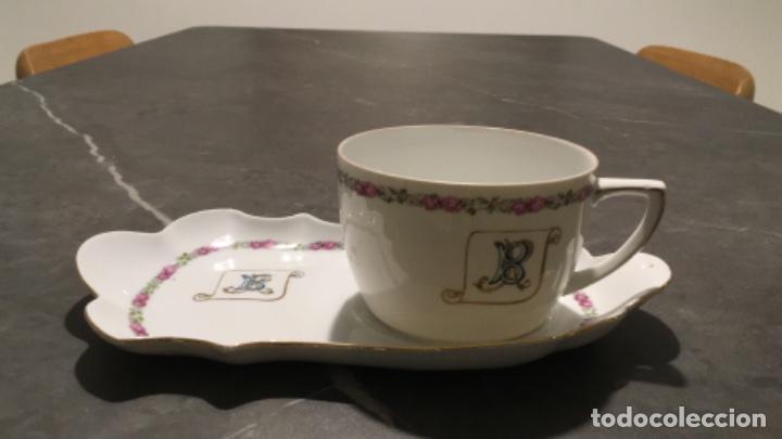 dos antiguos tazones de desayuno grandes. ideal - Buy Other antique  porcelain, ceramics and pottery objects on todocoleccion