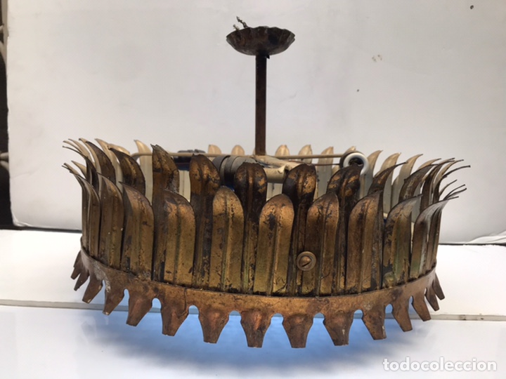 Antig&uuml;edades: LAMPARA PLAFON DE TECHO 1960 - Foto 7