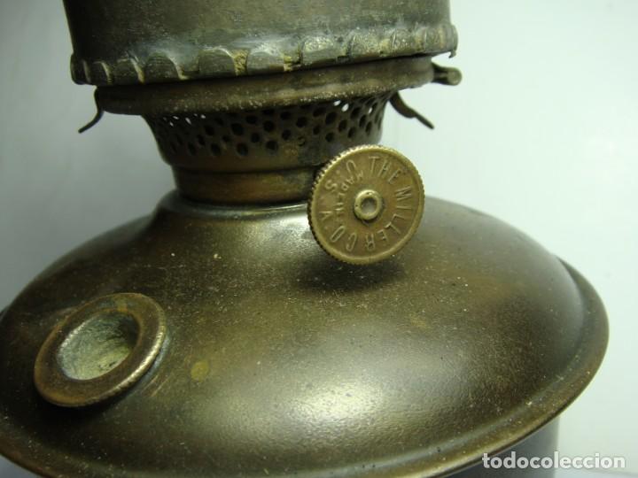 Antig&uuml;edades: Antiguo quinqu&eacute; de lat&oacute;n. Sin estrenar. - Foto 2