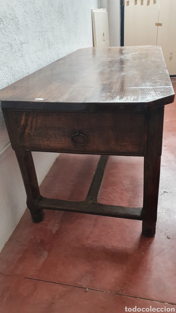 Antig&uuml;edades: Gran mesa de cocina. - Foto 2