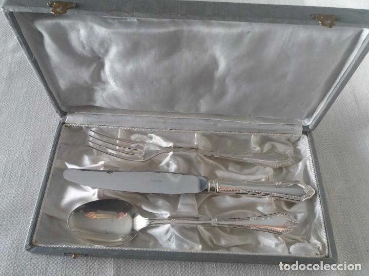 Antig&uuml;edades: CUBIERTO PLATA SELLADA MENESES - Foto 1