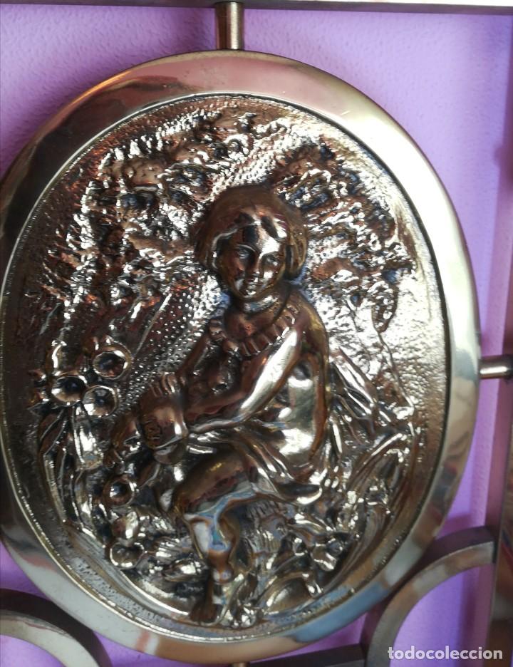 Antig&uuml;edades: Flor&oacute;n en bronce lacado - Foto 3