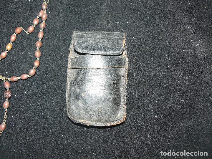 Antig&uuml;edades: ANTIGUA FUNDA PARA ROSARIO - Foto 2