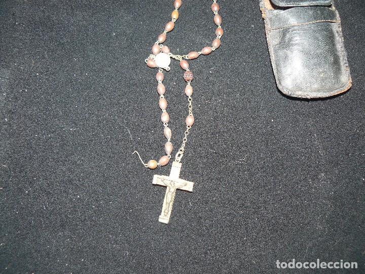 Antig&uuml;edades: ANTIGUA FUNDA PARA ROSARIO - Foto 3