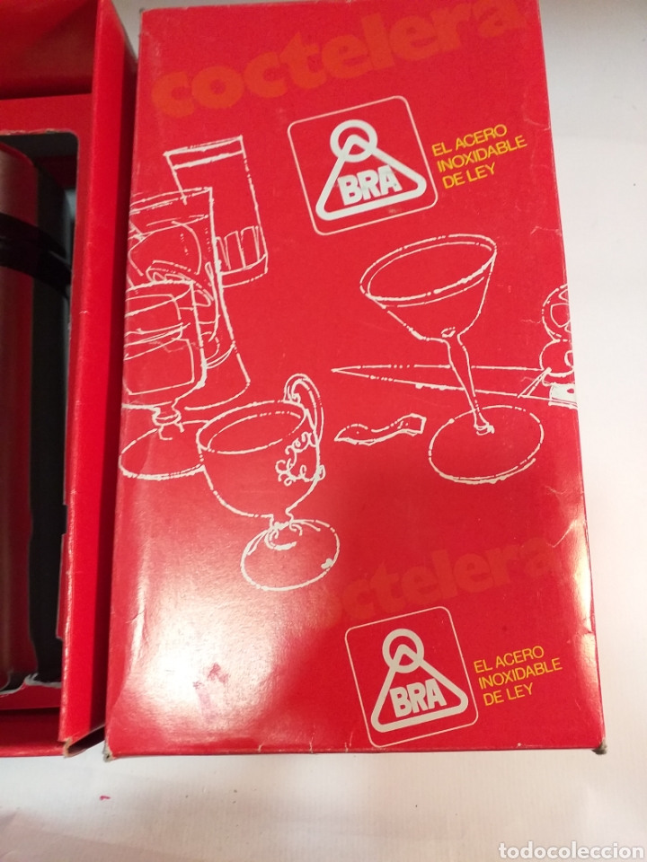 Antig&uuml;edades: Coctelera acero Bra - Foto 2
