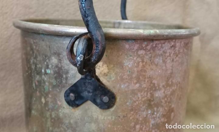 Antig&uuml;edades: Antigua Olla o Caldero de Cobre - Foto 4