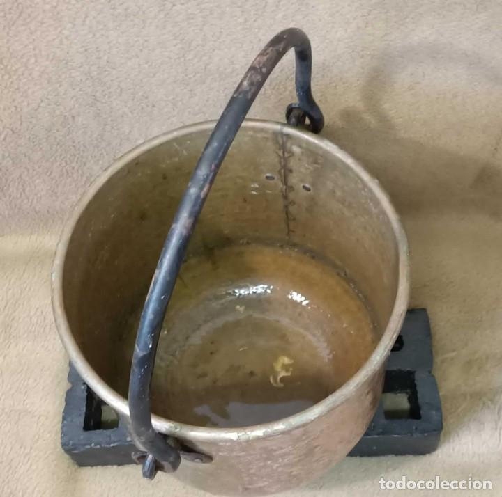 Antig&uuml;edades: Antigua Olla o Caldero de Cobre - Foto 5