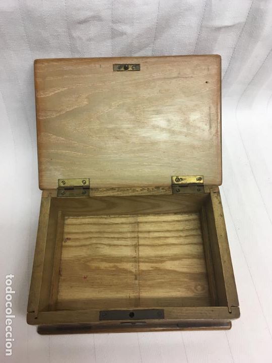 Antig&uuml;edades: Caja joyero c. 1900 inglesa - Foto 7