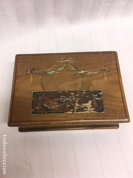 Antig&uuml;edades: Caja joyero c. 1900 inglesa - Foto 8