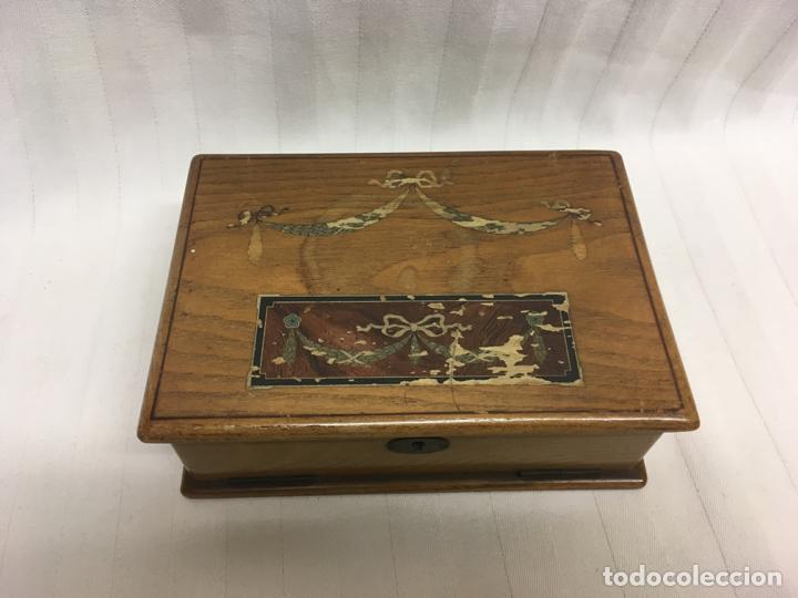 Antig&uuml;edades: Caja joyero c. 1900 inglesa - Foto 10