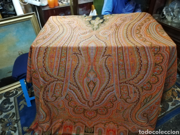Antig&uuml;edades: Mante de lana de cachemira - Foto 1